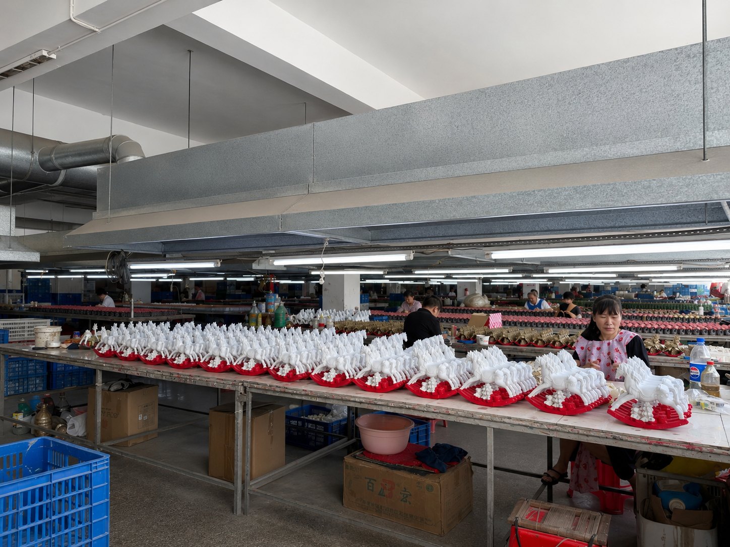 Assembly and finishing line