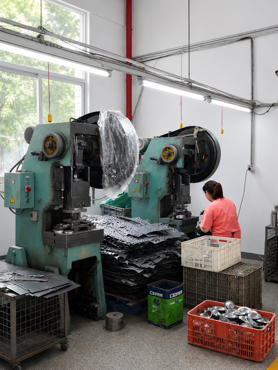 In-house metal pressing